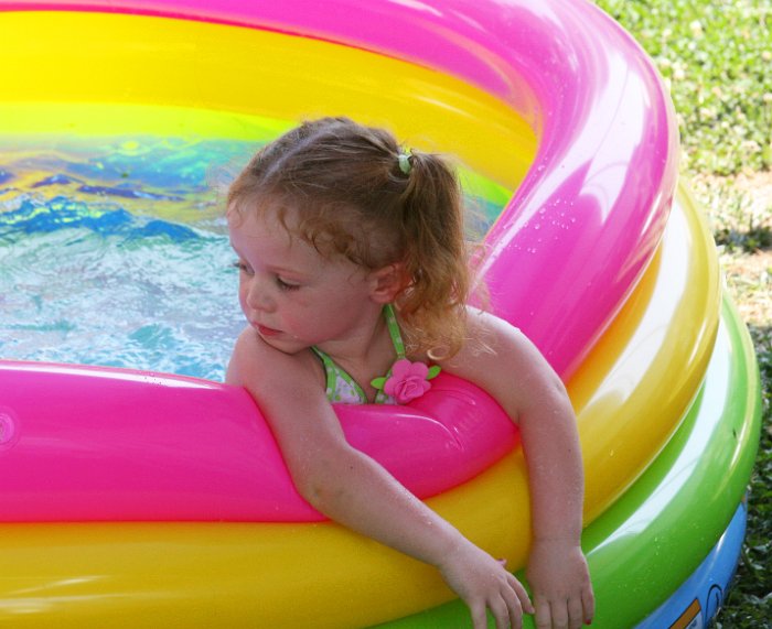 Amber in the Pool 1